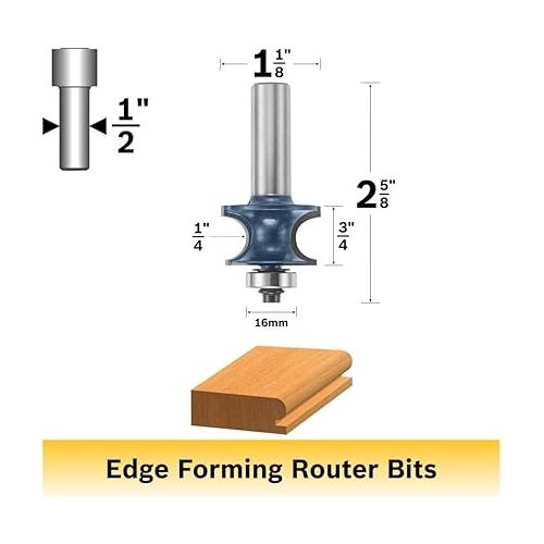  Bosch 85669M 1/4 In. x 3/4 In. Carbide Tipped Edge Beading Bit