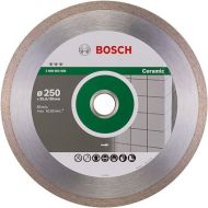 Bosch 2608602638 Diamond Cutting Disc Best for Ceramic, 250mm Ø, 30/25.40mm x 2.4mm x 10mm, Silver/Grey