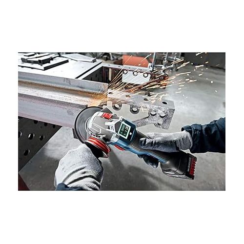  Bosch Professional Gws 18 V-125 Sc Cordless Angle Grinder (Without Battery And Charger) - L-Boxx