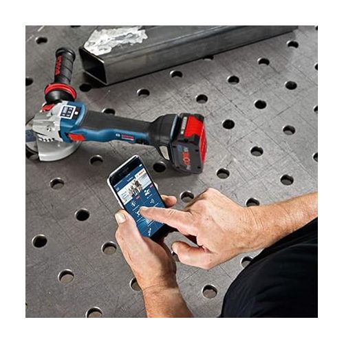  Bosch Professional Gws 18 V-125 Sc Cordless Angle Grinder (Without Battery And Charger) - L-Boxx
