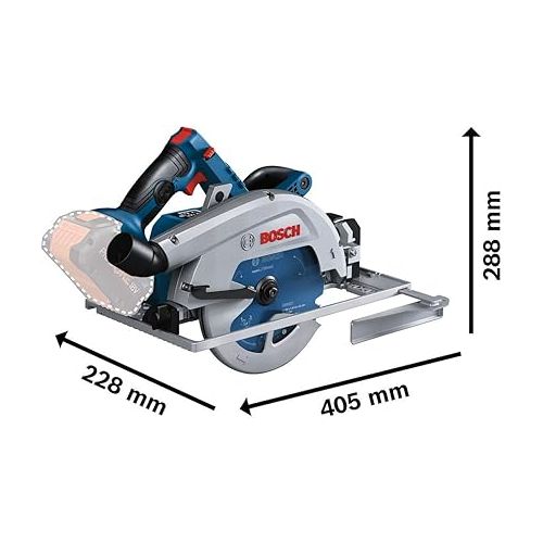  Bosch Professional BITURBO Cordless Circular Saw GKS 18V-68 GC (Without Batteries and Charger, in L-BOXX 238)