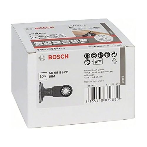  Bosch 2608662543 Bim-Immersion Saw Blade Hw Aii 65 BSP 10 Pcs