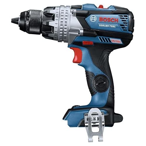  Bosch GSR18V-975CN-RT 18V Brushless Lithium-Ion 1/2 in. Cordless Connected-Ready Drill Driver (Tool Only) (Renewed)