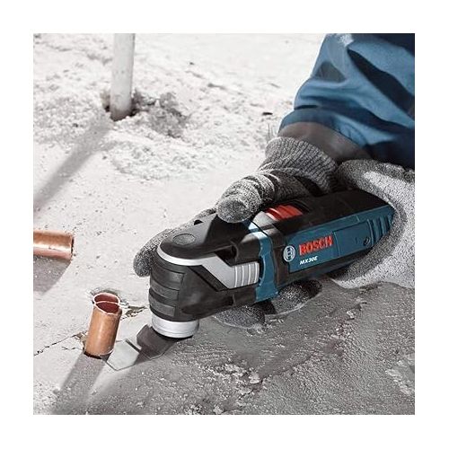  Bosch GOP40-30B-RT Multi-X 3.0 Amp StarlockPlus Oscillating Tool Kit w/Snap-In Blade Attachment (Renewed)