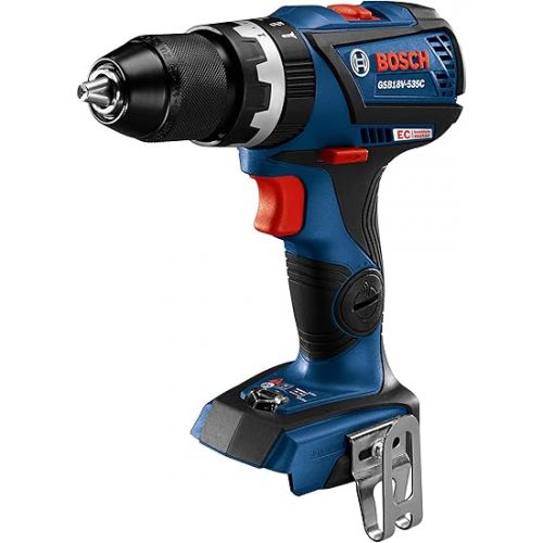  BOSCH GXL18V-251B25 18V 2-Tool Combo Kit with 1/4 In. and 1/2 In. Two-In-One Impact Driver, Compact Tough 1/2 In. Hammer Drill/Driver and (2) CORE18V 4.0 Ah Batteries