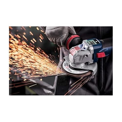  Bosch Professional 260925C114 Flap Disc (X-Lock, Ø 115 mm, grit Size K80, bore Ø 22.23 mm, Angle Grinder Accessories)