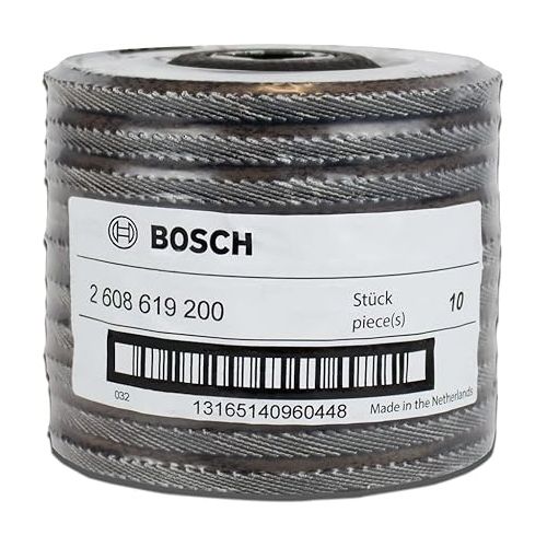  Bosch Professional 2608619200 Angled Flap Disc Best for Metal, X-Lock, X571, Diameter 115 mm, Grain K1200