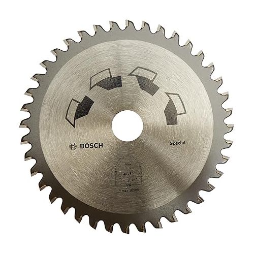  Bosch 2609256885 140 mm Circular Saw Blade Special, 40 teeth, bore 20 mm/bore with reduction ring 12.75mm