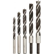 BOSCH B14616 5-Piece Brad Point Drill Bit Set