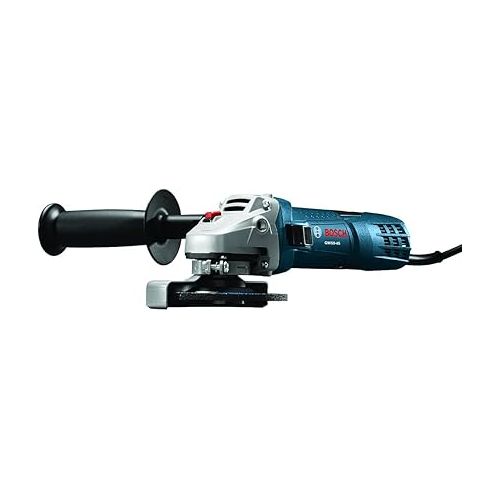  BOSCH 4-1/2 Inch Angle Grinder GWS8-45withBosch CWX27M450 4-1/2 In. x .098 In. X-LOCK Arbor Type 27A (ISO 42) 30 Grit Metal Cutting and Grinding Abrasive Wheel