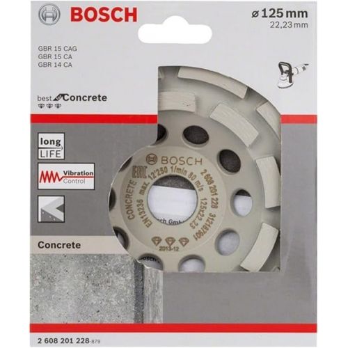  Bosch 2608201228 Diamond-Grinding Wheel for Concrete Layer, 0 V, White