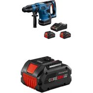 Bosch PROFACTOR 18V HITMAN GBH18V-36CK24 Cordless SDS-max 1-9/16 In. Rotary Hammer Kit, Includes (2) CORE18V 8.0 Ah Performance Batteries + Bosch GBA18V80 CORE18V 8.0 Ah Performance Battery