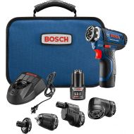 Bosch GSR12V-140FCB22 Cordless Electric Screwdriver 12V Kit - 5-In-1 Multi-Head Power Drill Set