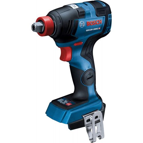  BOSCH GXL18V-251B25 18V 2-Tool Combo Kit with Freak 1/4 In. and 1/2 In. Two-In-One Impact Driver, Compact Tough 1/2 In. Hammer Drill/Driver and (2) CORE18V 4.0 Ah Batteries