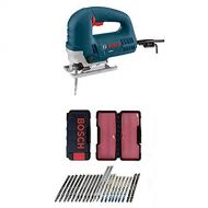 Bosch JS260 120-Volt Top-Handle Jigsaw and 21-Piece T-Shank Contractor Jig Saw Blade Set