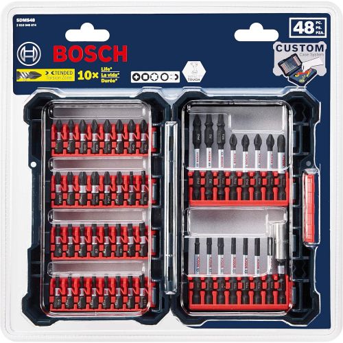  BOSCH SDMS48 Impact Tough Screwdriving Set, 48-Piece Set