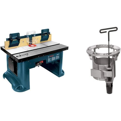  Bosch Benchtop Router Table RA1181 & Under-Table Router Base with Above-Table Hex Key RA1165