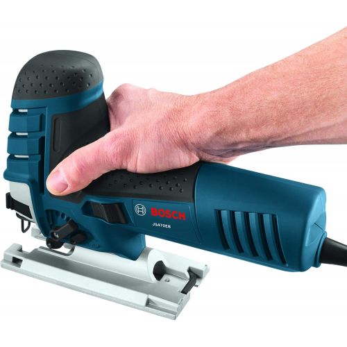  BOSCH 7.0 Amp Corded Variable Speed Barrel-Grip Jig Saw JS470EB with Carrying Case,Blue