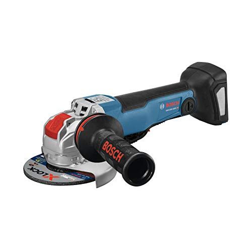  Bosch GWX18V-50PCN 18V X-LOCK EC Brushless Connected-Ready 4-1/2 In. ? 5 In. Angle Grinder with No Lock-On Paddle Switch (Bare Tool)