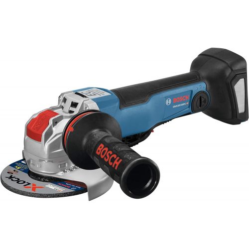  Bosch GWX18V-50PCN 18V X-LOCK EC Brushless Connected-Ready 4-1/2 In. ? 5 In. Angle Grinder with No Lock-On Paddle Switch (Bare Tool)