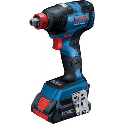  BOSCH GDX18V-1800CB15 Freak 18V EC Brushless Connected-Ready 1/4 In. and 1/2 In. Two-In-One Bit/Socket Impact Driver Kit with (1) CORE18V 4.0 Ah Compact Battery