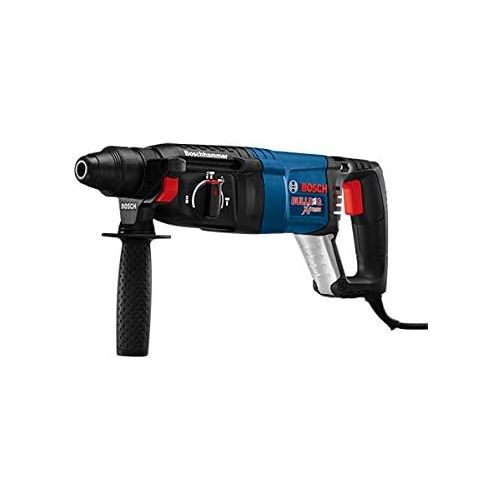 BOSCH 11255VSR Bulldog Xtreme - 8 Amp 1 Inch Corded Variable Speed Sds-Plus Concrete/Masonry Rotary Hammer Power Drill with Carrying Case, Blue