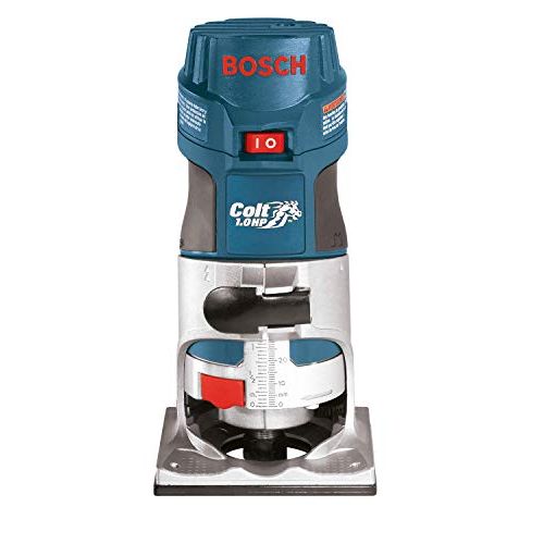  Bosch Router Tool, Colt 1-Horsepower 5.6 Amp Electronic Variable-Speed Palm Router PR20EVS