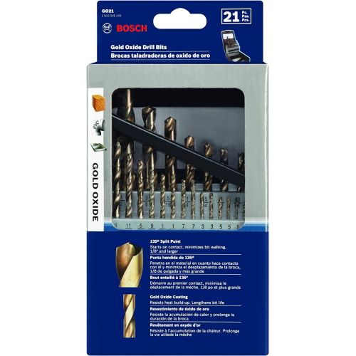  BOSCH GO29 29 Pc. Gold Oxide Drill Bit Set