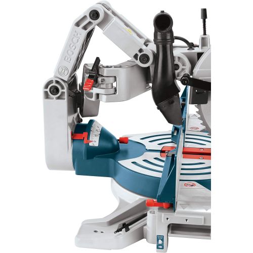  BOSCH Power Tools GCM12SD - 15 Amp 12 Inch Corded Dual-Bevel Sliding Glide Miter Saw with 60 Tooth Saw Blade , Blue