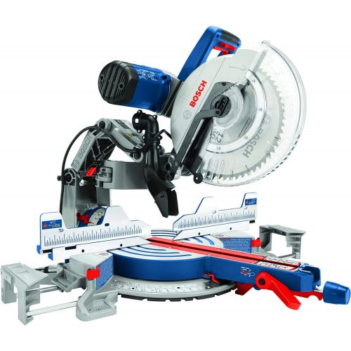  BOSCH Power Tools GCM12SD - 15 Amp 12 Inch Corded Dual-Bevel Sliding Glide Miter Saw with 60 Tooth Saw Blade , Blue