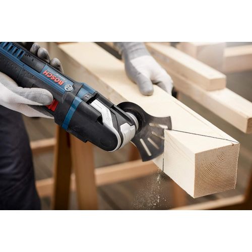  Bosch OSM400F 4 In. StarlockMax Oscillating Multi-Tool Bi-Metal Segment Saw Blade