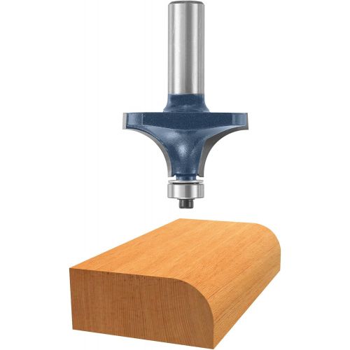  Bosch 85595M 1-1/2-Inch Diameter 53/64-Inch Cut Carbide Tipped Roundover Router Bit 1/2-Inch Shank