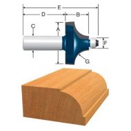 Bosch 85496MC 1-1/4-Inch Diameter 23/32-Inch Cut Carbide Tipped Beading Router Bit 1/4-Inch Shank With Ball Bearing