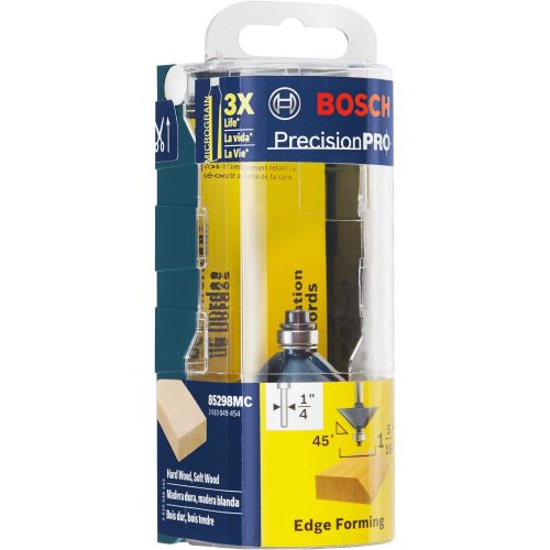  Bosch 85298MC 1-5/16 In. x 45° Carbide-Tipped Chamfer Router Bit