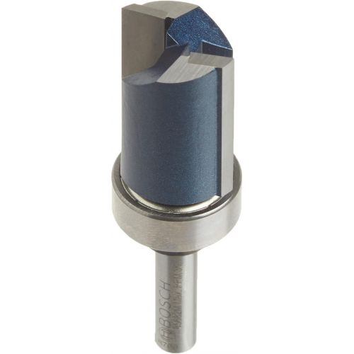  Bosch 85682MC 3/4 In. x 1 In. Carbide-Tipped Double-Flute Top-Bearing Straight Trim Router Bit