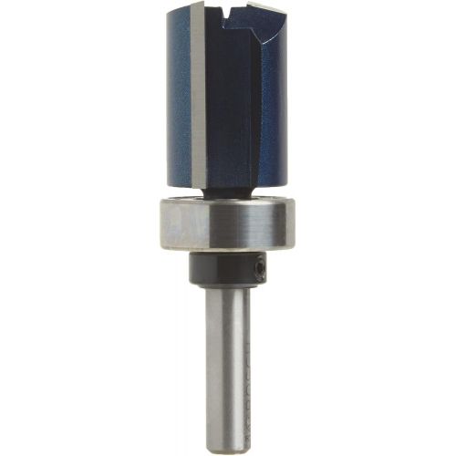  Bosch 85682MC 3/4 In. x 1 In. Carbide-Tipped Double-Flute Top-Bearing Straight Trim Router Bit