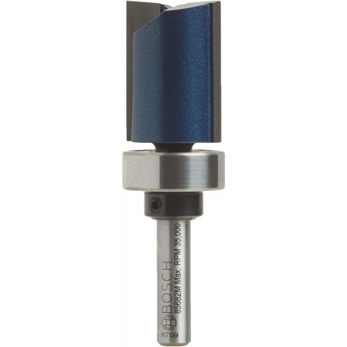  Bosch 85682MC 3/4 In. x 1 In. Carbide-Tipped Double-Flute Top-Bearing Straight Trim Router Bit