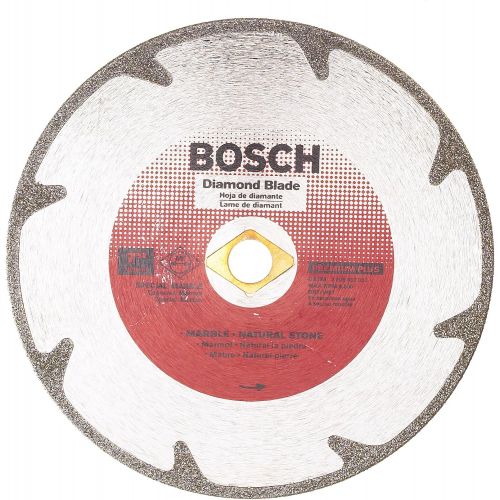  Bosch DB768 Premium Plus 7-Inch Dry or Wet Cutting Continuous Rim Diamond Saw Blade with 5/8-Inch Knockout Arbor for Marble