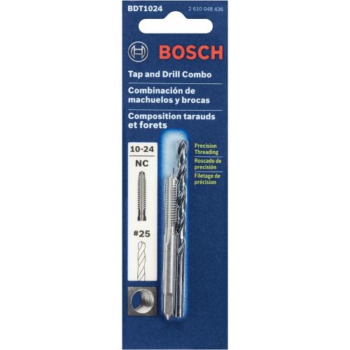  Bosch BDT1024 10-24 Plug Tap and No. 25 Drill Bit Combo Set