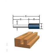 Bosch 85230M 5/8 In. x 3/4 In. Carbide Tipped 2-Flute Straight Bit