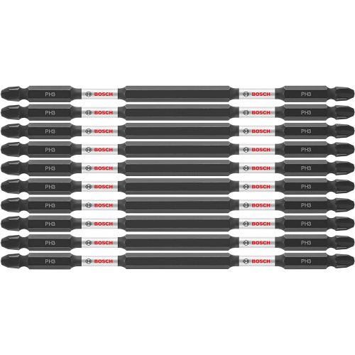  Bosch ITDEPH36B Impact Tough 6 In. Phillips #3 Double-Ended Bits