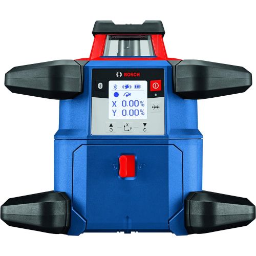  Bosch REVOLVE4000 GRL4000-80CHK 18V Cordless Horizontal Self-Leveling Rotary Laser Kit with Tripod and Grade Rod