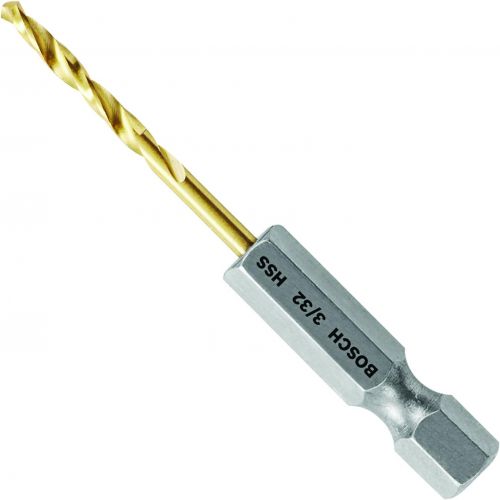  Bosch TI2133IM 3/32-Inch Impact Tough Titanium Drill Bit,