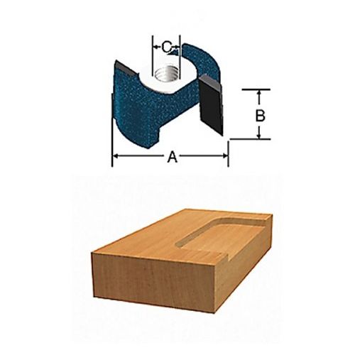  Bosch 85249MC 1/2 In. Hinge Mortising Router Bit