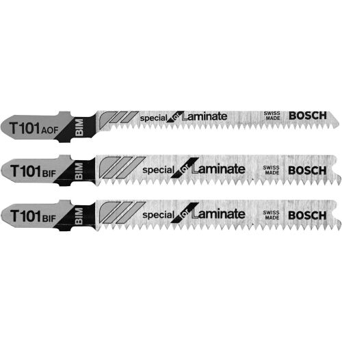  Bosch T503 3-Piece Hardwood/Laminate Flooring T-Shank Jig Saw Blade Set