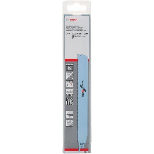  Bosch 2608657554 Saber Saw Blade1126 Bef 25 Pcs