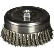 Bosch WB511 6-Inch Knotted Carbon Steel Cup Brush, 5/8-Inch x 11 Thread Arbor