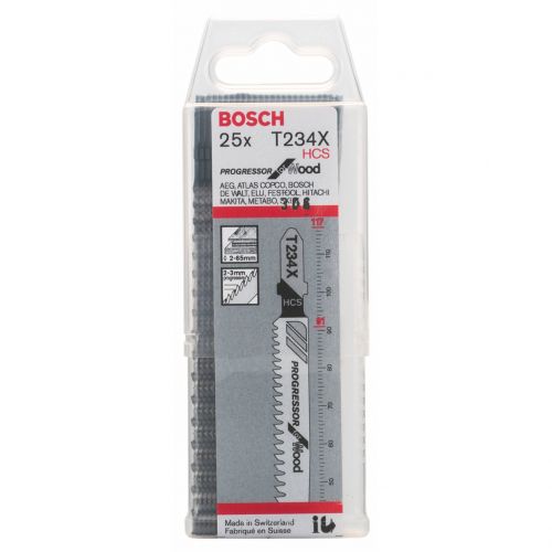  Bosch 2608633524 Jigsaw Blade T234 x 25 Pcs