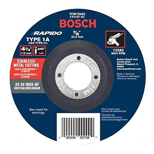  Bosch Tcw1s450 4.5x.40x7/8in Cut Wl