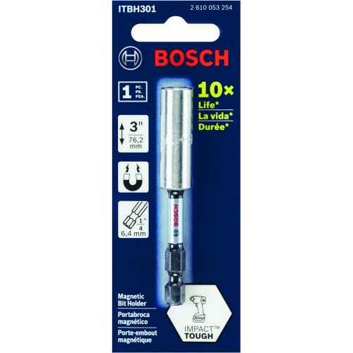  Bosch ITBH301 3 In. Impact Tough Magnetic Bit Holder